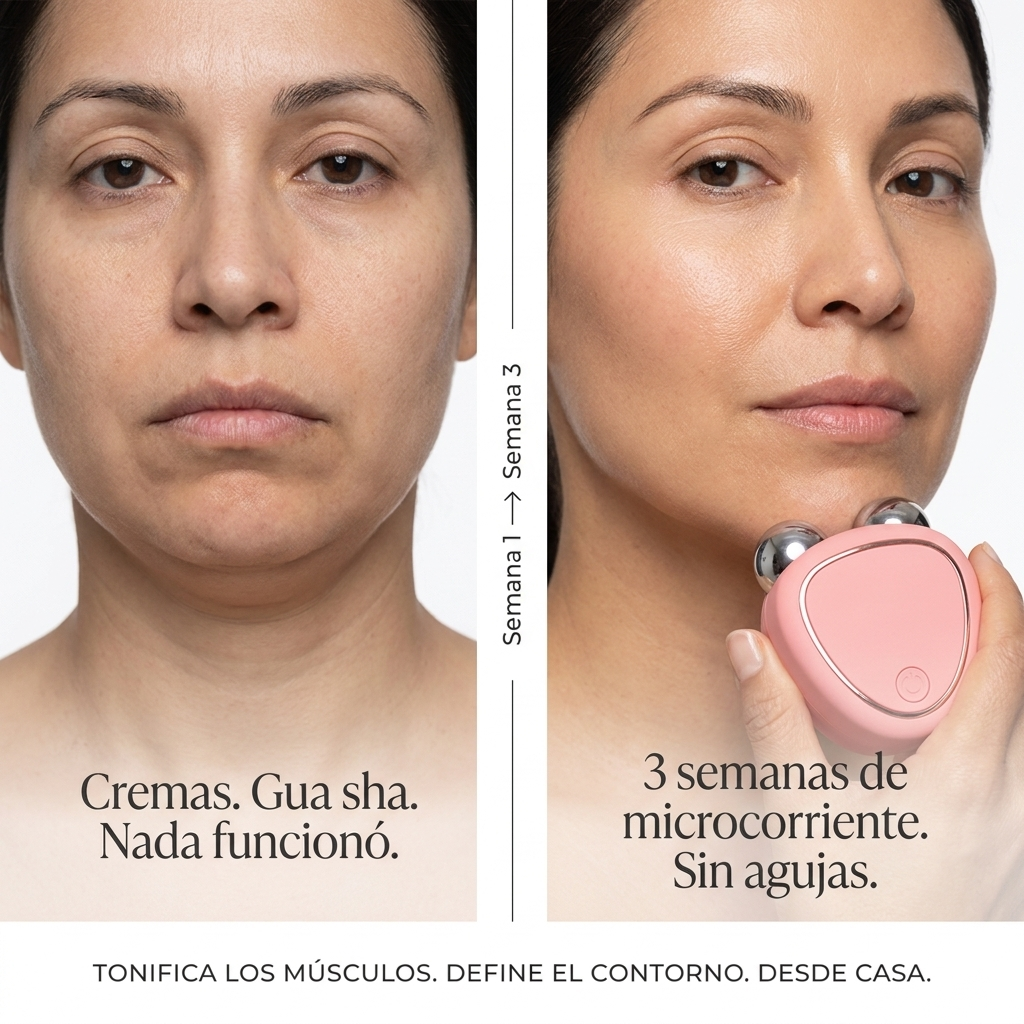 Masajeador Facial Microcorriente