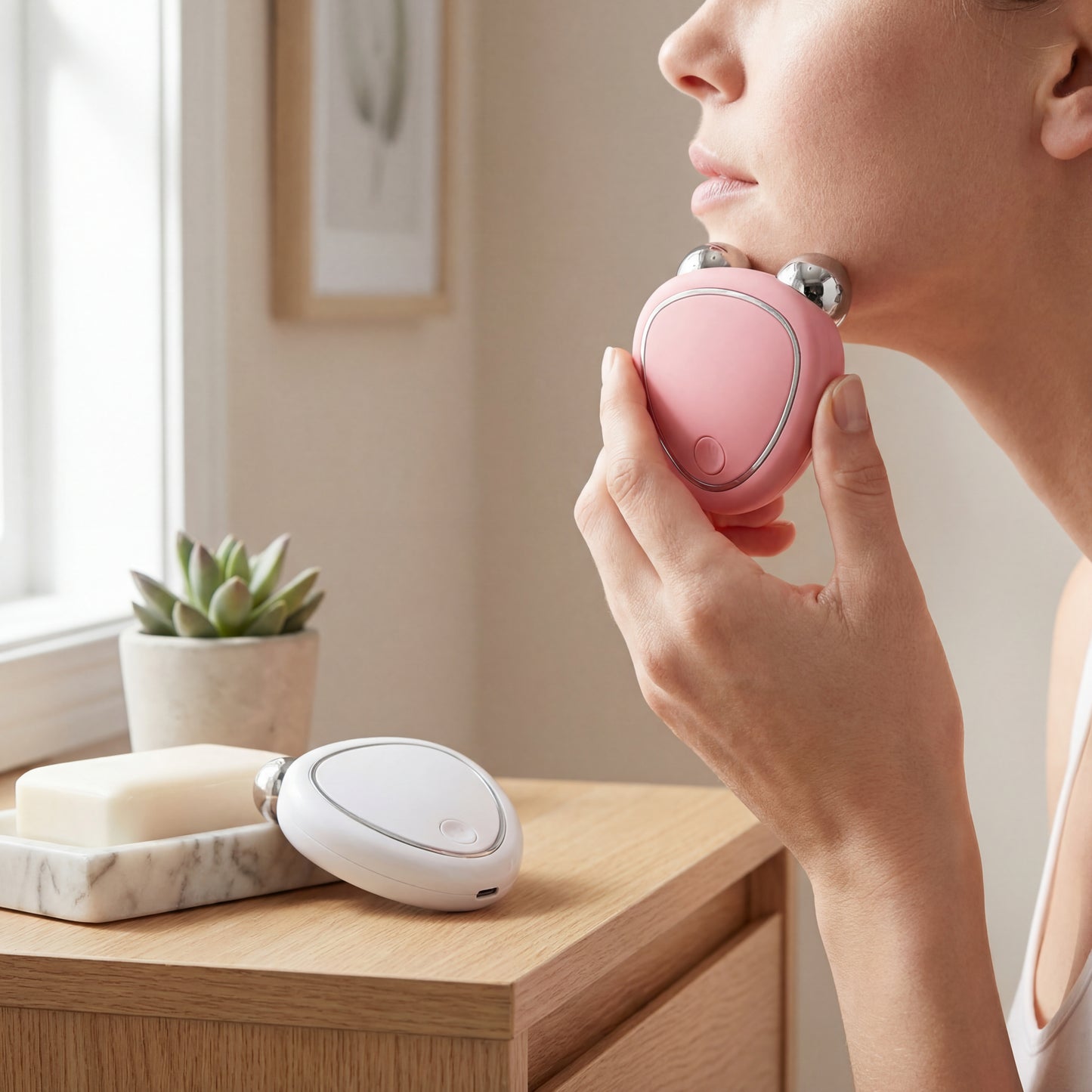 Masajeador Facial Microcorriente